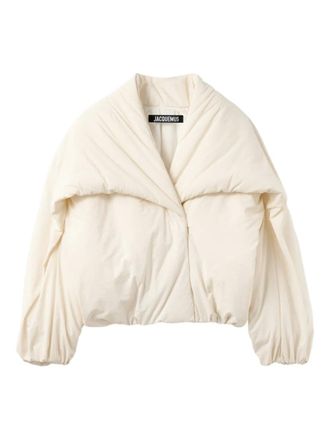Jacquemus Le Chale bomber jacket - Bianco