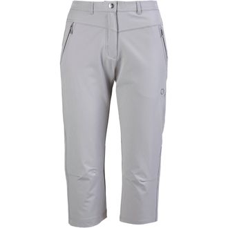 Deproc 3/4-Hose DEPROC ACTIVE KENORA PIRATE WOMEN, Damen, Gr. 34 (XS), Normalgr&ouml;ssen, grau (hellgrau), 97% Polyester; 3% Elastan, Hosen 3/4-Hose, auch in Gro