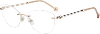 Carolina Herrera HER 0427 Optisch Montuur - Dames - Brillen - Geel - 55 MM - Accessoires