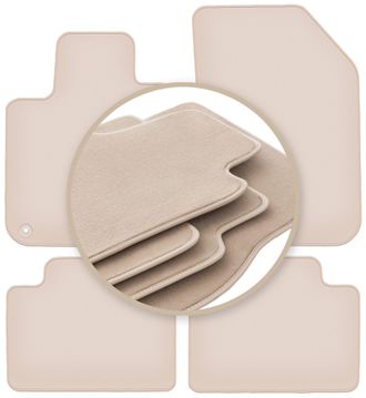 OEM Alfombrillas Premium Beige Para: Peugeot 308 Ii Familiar, Sw 2013