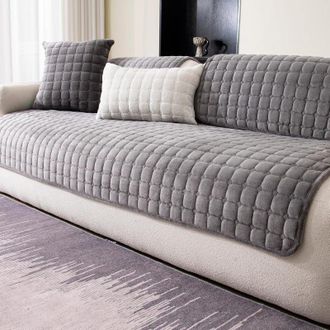 OEM Funda De Terciopelo Para Sof&aacute; Esquinero, Lavable Y Antideslizante, Para Sof&aacute; De 3 Plazas, Sill&oacute;n Reclinable En Forma De L, Protector De Muebles Apto P