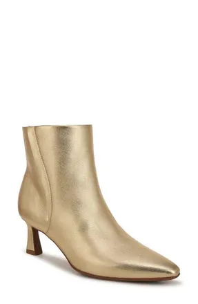 Naturalizer Deesha Pointed Toe Bootie in Dark Gold at Nordstrom, Size 7.5