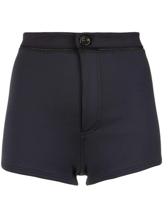 Amir Slama high waisted shorts - Nero