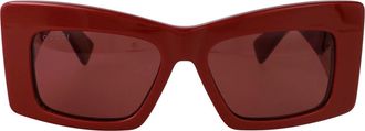 Gucci Zonnebril - Dames - Accessoires - Rood - Maat: 53 MM