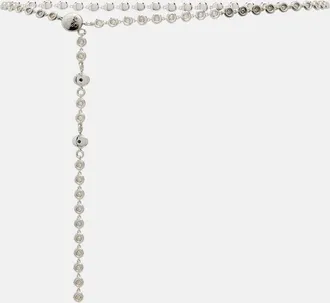 Loewe Crystal-embellished chain belt