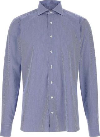 Borriello Hombre, Camisas, Azul, Talla: L