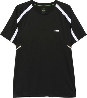 HUGO BOSS Tops, Heren, Zwart, XL, T-shirt met ronde hals