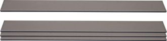 Hhg Hhg - Lote De 4 Lamas De Protecci&oacute;n Wpc Sarthe, Tablas Cortaviento, Aprox. 1 M&sup2;, 180 Cm, Gris