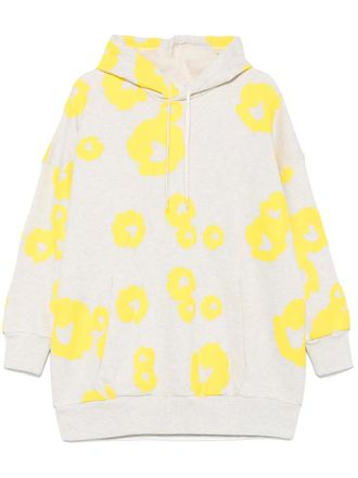 Autry Mini-jurk met capuchon en bloemenprint - Beige