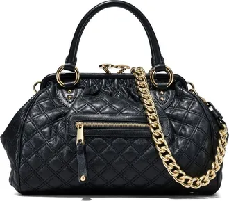 Marc Jacobs The Stam leather tote bag - women - Leather - One Size - Black