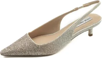Steve Madden Kari Roseglit Pump - Dames - Pumps - Grijs - 37 1/2 EU - Schoenen