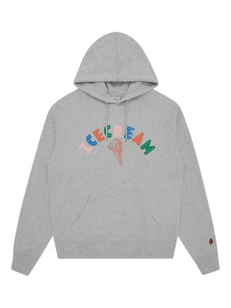 Icecream Hoodie met Cone-print - Grijs