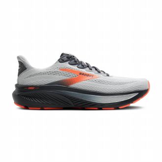 Brooks Mens Ghost 17 Shoe In 048 - Oyster/orange