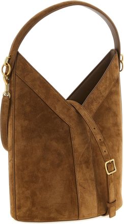 Saint Laurent Womens Brown Calfskin Shoulder Bag