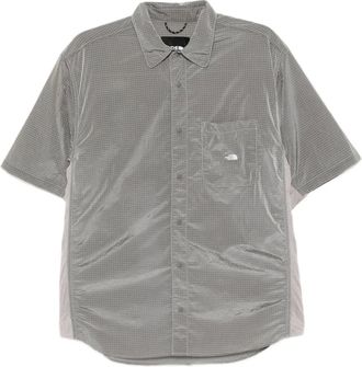 The North Face Camicia con logo ricamato - Grigio