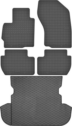 OEM Juego De Alfombrillas De Goma Para Coche Y Alfombrilla Para Maletero Para Mitsubishi Outlander Suv (2007-2012)