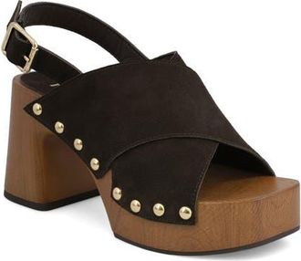 Mia Eudora Sandal in Chocolate at Nordstrom, Size 7.5