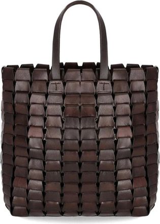 Dragon Diffusion Link Tote - Dames - Shoppers - Bruin - ONE Size - Leer - Tassen