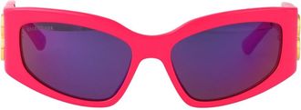 Balenciaga Stijlvolle zonnebril voor dames voor een upgrade - Dames - Zonnebrillen - Roze - 55 MM - Accessoires