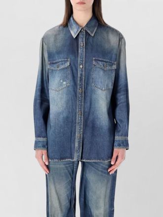 Golden Goose oversized printed shirt