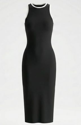 Brunna.Co The Ola Second-Skin Bodycon Midi Dress in Black at Nordstrom, Size Medium
