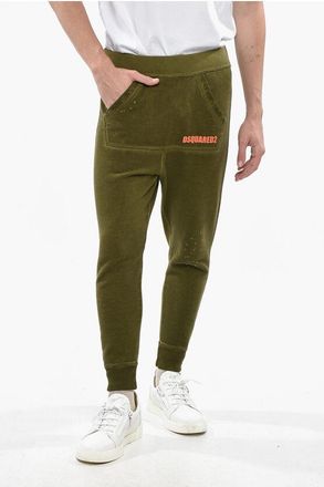 Dsquared2 Vintage Effect RELAX DEAN FIT Joggers with Kangaroo Pocket size S