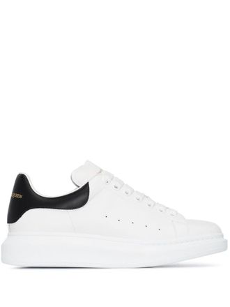 Alexander McQueen White Lace Up Sneakers