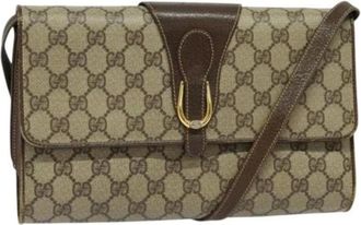 Gucci Pre-owned Cross Body Bags, female, Beige, Size: ONE SIZE Pre-owned Cross Body Bag