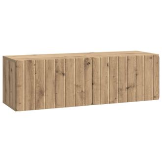 vidaXL Mueble Para Tv De Pared Roble Artesanal 98 X 31 X 30 Cm Vidaxl