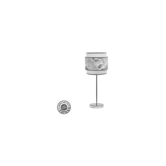 Fabrilamp L&aacute;mpara De Sobremesa Camerun 1xe14 Cromo/blanco/gris 18d - Fabrilamp