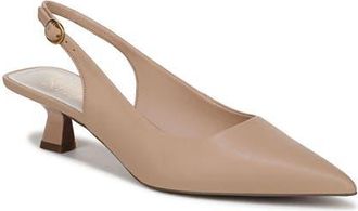 Franco Sarto Jaden Pointed Toe Slingback Pump in Beige at Nordstrom, Size 9.5