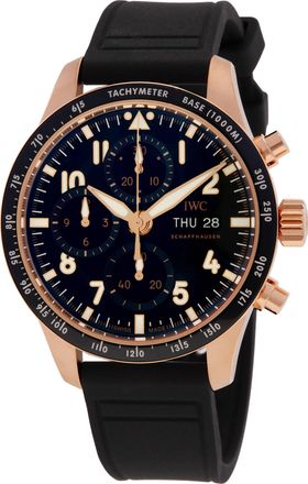 IWC Pilots Performance Chronograph Automatic Black Dial Watch IW388309