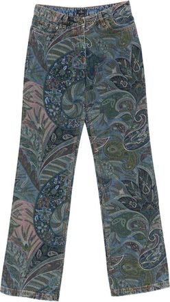 Etro Ausgestellte Jeans mit Blumenmuster von Etro