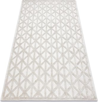 RugsX Rugsx - Alfombra Santo Sisal 58500 Triangulos, Geom&eacute;trica Beige Beige 200x290 Cm