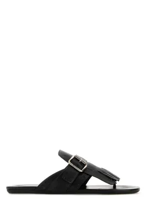 Prada Black Open Toe Sandals