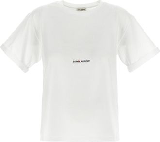 Saint Laurent Cotton Logo T Shirt