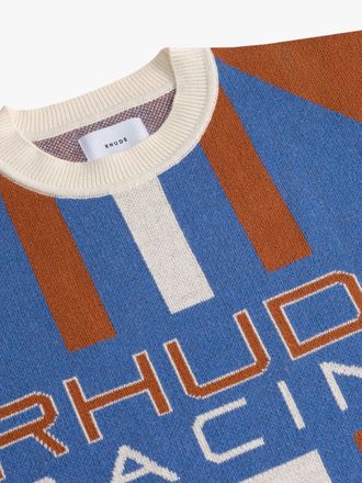 Rhude Color-Blocked Wool-Cashmere Blend Sweater - Multicolor