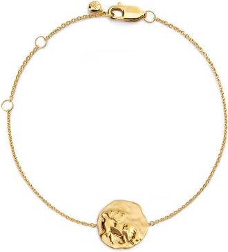 Monica Vinader Zodiac Chain Bracelet in Gold Vermeil Taurus at Nordstrom