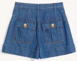 Valentino Shorts In Denim Leggero Donna DENIM 24