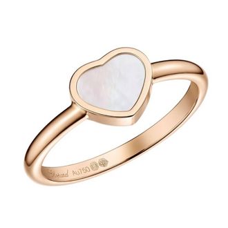 Chopard My Happy Hearts Ladies 18k Rose Gold Ring, Size 50