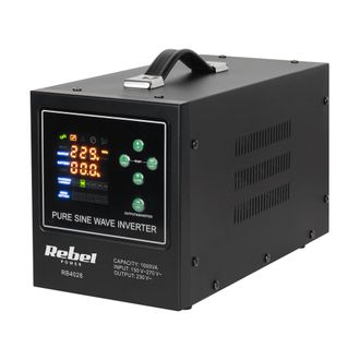 OEM Convertidor De Fuente De Alimentaci&oacute;n De Emergencia Rebel Power-1000-lfp4 De 12 V/230 V Y 1000 Va/700 W