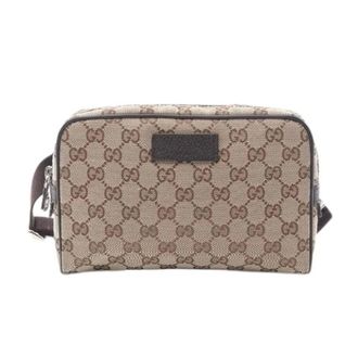 Gucci Pre-owned Belt Bags, female, Beige, Size: ONE SIZE Pre-owned GG Canvas Waist Bag