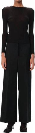 Maria Cher Funes Allie Pullover Top In Black
