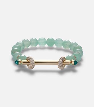 Ananya Chakra 18kt gold bracelet with gemstones