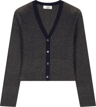 STUDIO TOMBOY Cardigan con scollo a V - Blu