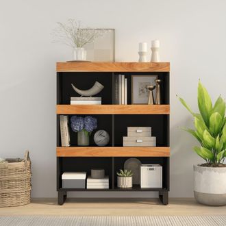 vidaXL Armario Auxiliar Madera Maciza De Acacia 85x33x107 Cm Vidaxl