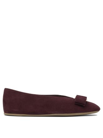 Ferragamo Ballerinas Bordeaux