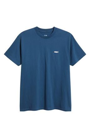 Obey Truth to Power Graphic T-Shirt in Harbor Blue at Nordstrom, Size Xx-Large