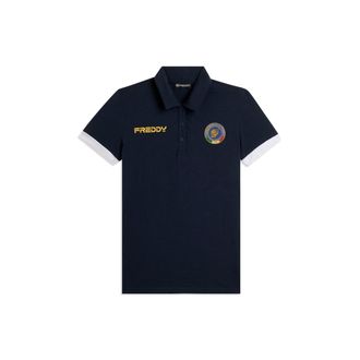 Freddy Polo Donna Italia FGI in Jersey di Cotone Elasticizzato