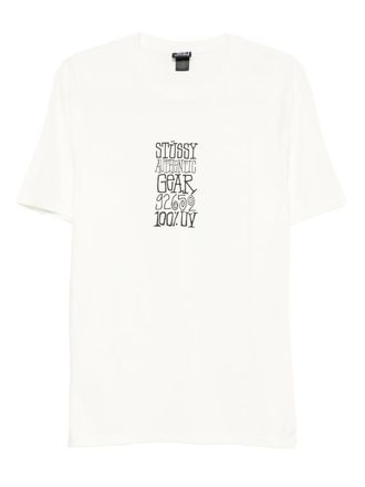 St&uuml;ssy T-shirt met grafische print - Wit